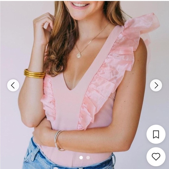 NWT Free People Paper Plates Bodysuit - Picture 4 of 9